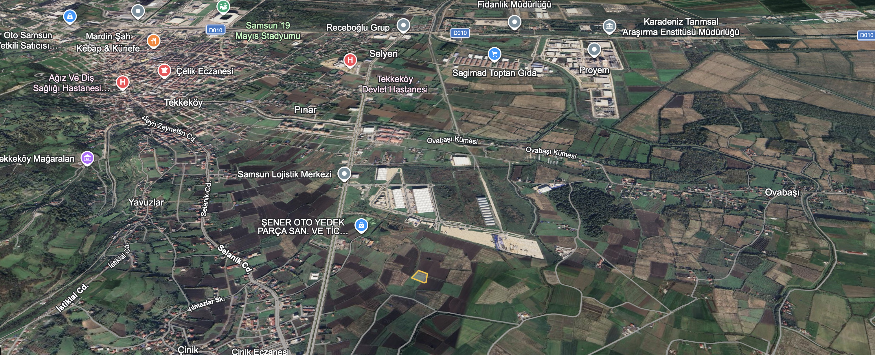 TEKKEKÖYDE SAMSUN-ORDU YOLUNA YAKIN TİCARİ ARSA